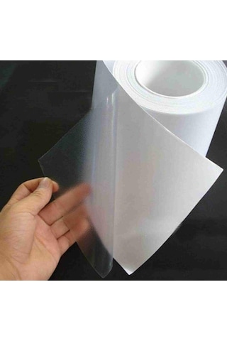 Şeffaf Parlak Yapışkanlı Folyo Koruma Folyosu 40 Cm X 3 Metre