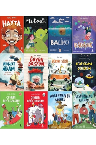 Balino - Melodi - Nohut Adam - Zürafa Sözü - Başarısızlar Kulübü - Dadanık / 12 Kitap - Anıl Basılı