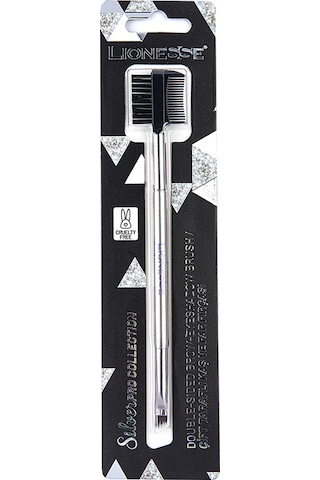 Lionesse Silver Çift Taraflı Kaş Ve Far Fırçası 5134
