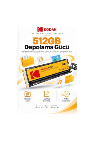 X250s 512gb M.2 Sata 2280 Ssd 520 Mb/s Okuma 500 Mb/s Yazma Hızlı Ssd