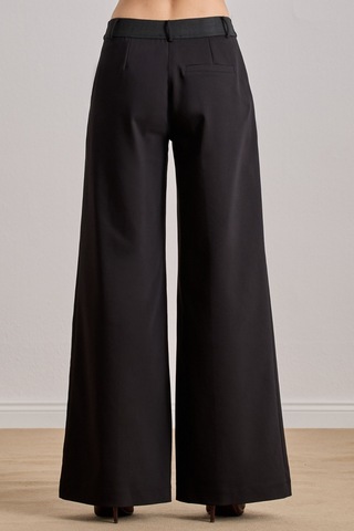 Guitar Cepli Siyah Gabardin Pantolon Siyah