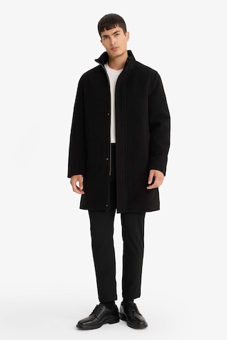 Defacto Regular Fit Dik Yaka Cepli Fermuarlı Astarlı Kaşe Parka F0752ax25wnbk27 Siyah-bk27