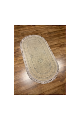 Regina 1400c Turkuaz Oval Halı Çok Renkli