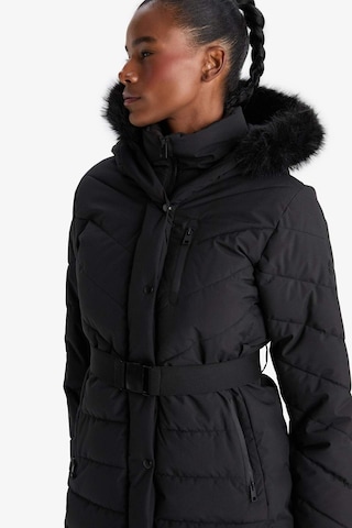 Defacto Defactofit Su İtici Regular Fit Kapüşonlu Parka Mont C8505ax25wnbk81 Siyah-bk81