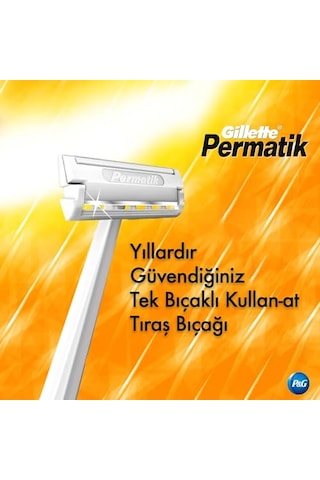 Gillette Permatik Kullan At Erkek Tıraş Bıçağı 5 Adet