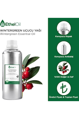 Etheloil Wintergreen Uçucu Yağı 1 KG