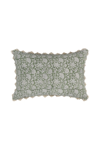 Yargıcı Çiçek Desenli Dikdörtgen Yastık 40x60 Cm 26ynht1024m St