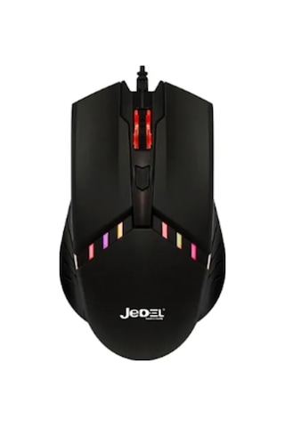 Jedel M82 Usb Optik Kablolu Mouse - Renkli Led Işıklı -