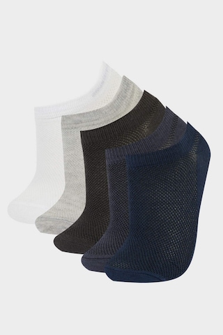 Defacto Erkek Çocuk 5li Pamuklu Patik Çorap F4697a8nskr1 Çok Renkli