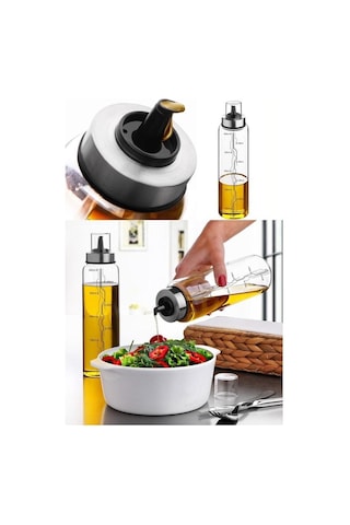 Kapris Damlatmaz Akıllı Cam Yağlık ve Sirkelik 2'li 500 ML