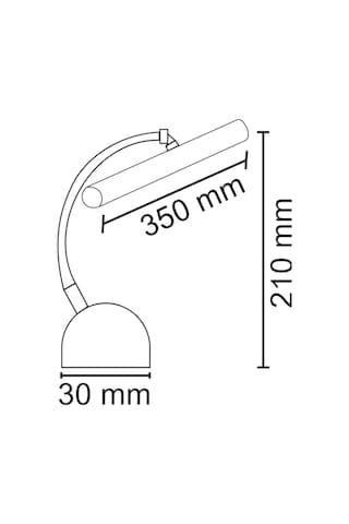 Maxled Mx-4320 6w Krom Dekoratif Led Aplik 3000k Krom