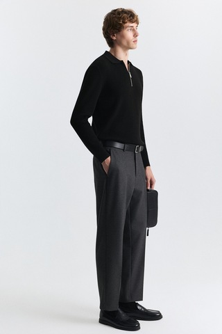 Antioch Tapered Fit Erkek Pantolon Koyu Gri