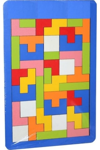 Ahşap Puzzle Tetris Oyunu Eğitici Ahşap Oyunu Yapboz Oyunu