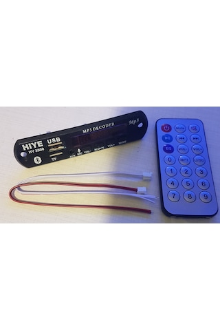Bluetooth Araç Aux Usb Çalar Mp3 Modülü Usb Sd Oto Teyp Modülü