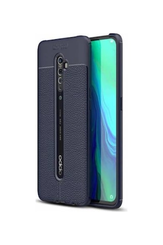 Oppo Reno 2Z Kılıf Zore Niss Deri Desenli Silikon Kılıf