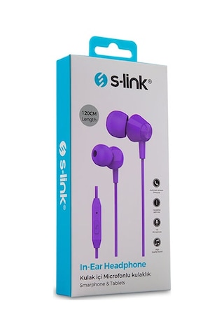 S-Link SL-KU160 Mikrofonlu Kulak İçi Kulaklık