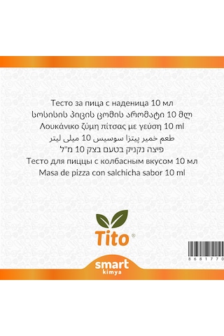 Sucuklu Pizza Hamuru Aroması 10 Ml