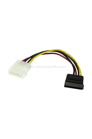 Dark Molex Dişi - Sata Güç Dönüştürücü 15Cm Kablo Dk-Cb-P101