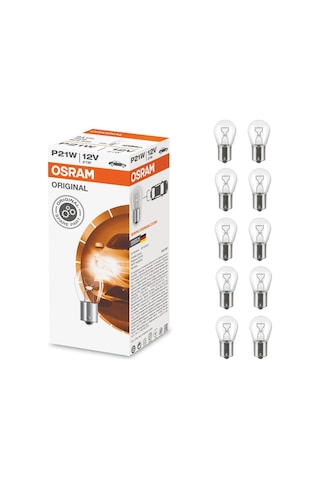 7506 P21w 93 Sinyal Stop Ampul 12v 21w 10 Adet Tek Duy Düz