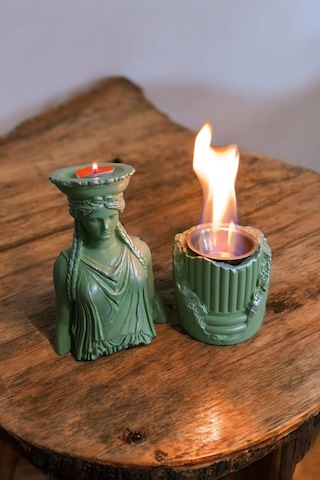 Dekoratif Karyadit Kızı Ve Ateş Çukuru Seti Hediyeli Yeşil