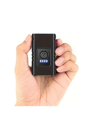 Willowhaven Hareket Sensörlü 6 Modlu El Feneri Ve Kırmızı İkaz Lambası, Şarj Edilebilir Led Projektör, Kampçılık, Gece İşleri İçin Taşınabilir Aydınlatma.