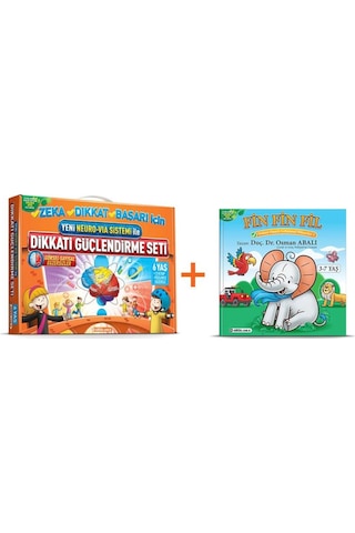 Adeda Dikkati Güçlendirme Seti 6 Yaş + Fin Fin Fil