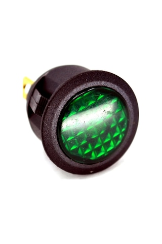 Yeşil Göz Lambası 12v Led 23mm Gösterge İkaz