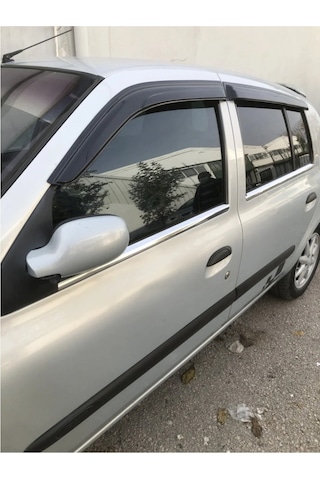 Renault Clio 2 Hb Krom Cam Çıtası Paslanmaz Çelik 4 Parça 1999-2005