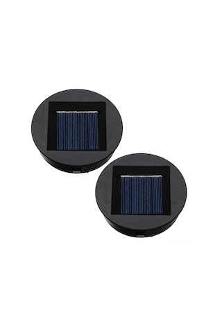 Suofeng Tomshine 80mm Güneş Enerjili Led Fener Seti, Ip44 Su Geçirmez, 600mah Şarj Edilebilir Pil, 8 Saat Çalışma Süresi, 2'li Paket.