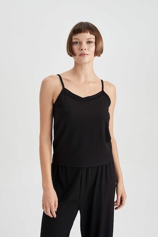 DeFacto Regular Fit Askılı Casual Pijama Üstü-Fall in Love B6560AX23AUBK81