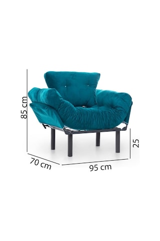 Pafu Nitta Tekli Kanepe - Petrol Diğer