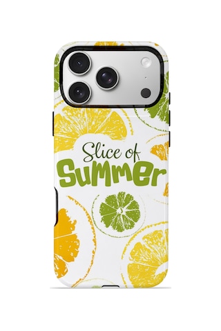 Apple iPhone Uyumlu 17 Pro Vorian Çift Katmanlı Magsafe Kılıf Slice Of Summer