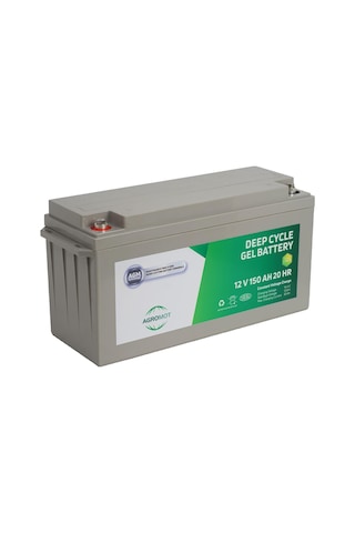 Agromot 12 V 150 Ah Jel Akü Deep Cycle Nano Carbon Agm Battery