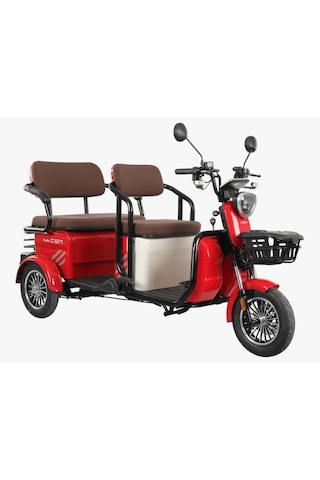 Csn Portofino Elektrikli 3 Tekerlekli Motor Kırmızı