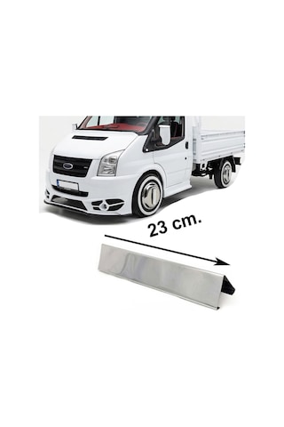Universal Piramit Jant Kapağı Fırfırı 4'lü Set 23cm Krom Metal Profil-piramit Fırfır
