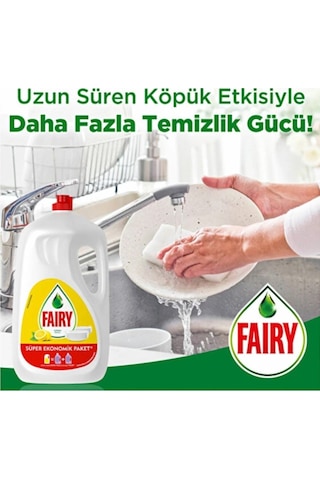 Fairy Limonlu Sıvı Bulaşık Deterjanı 6 x 2600 ML