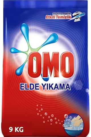Omo Elde Yıkama Toz Çamaşır Deterjanı 9 KG