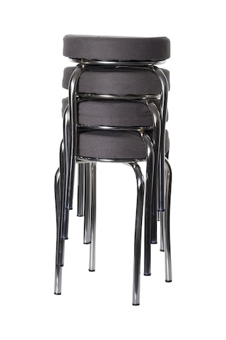 Tabure Kumaş Gri ( 4 Adet )