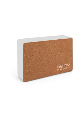 Gymo Pro Series Eva + Cork Yoga Blok Gri