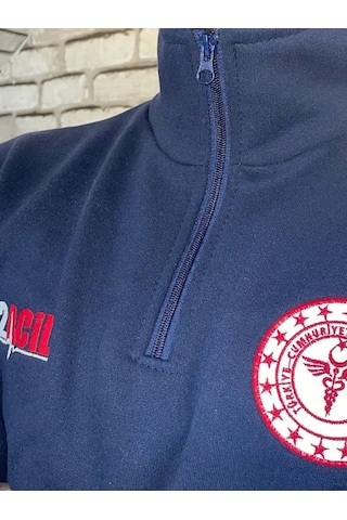 Acil Sağlık Yarım Fermuarlı Sweat