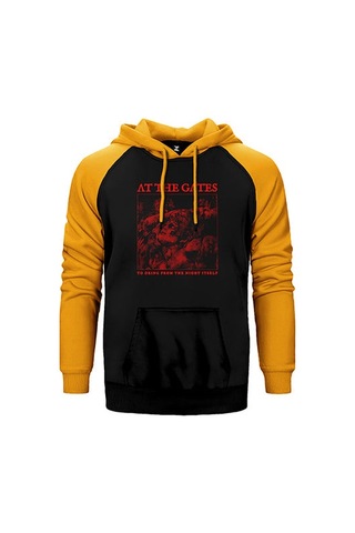 At The Gates To Drink From The Night Itself Sarı Renk Reglan Kol Sweatshirt / Hoodie