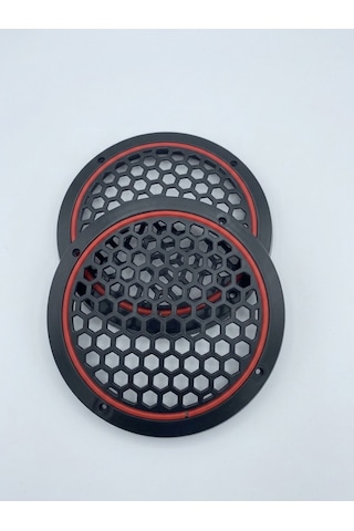20cm Kırmızı Neon Ledli Hoparlör Kapağı