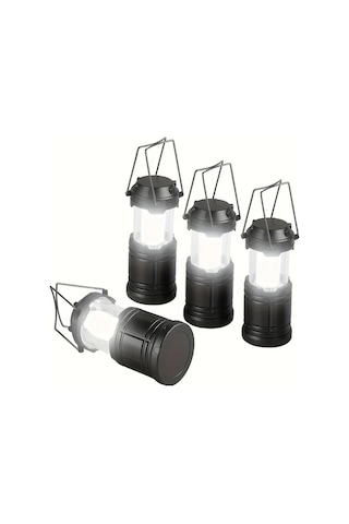 Xuweiwei 4 Adet Kamp Lambası Yeni Ultra Parlak Led Kamp Işıkları Taşınabilir Teleskopik Yapışkan Çadır Aydınlatma El Feneri İç Dış Mekanlar İçin Altın