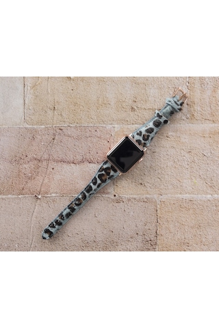 Apple Watch Uyumlu Deri Kordon 42-44-45mm Slim Leo56n