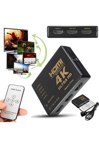 Speeduf 5 Port 3d 4k 2k Hdmı Switch Splitter Çoklayıcı Dağıtıcı