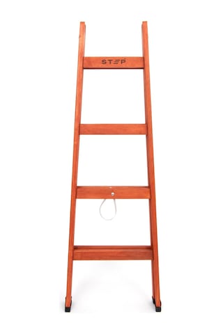 Step 4 Basamaklı Çift Çıkışlı Ahşap Merdiven Yükseklik 1.40 M