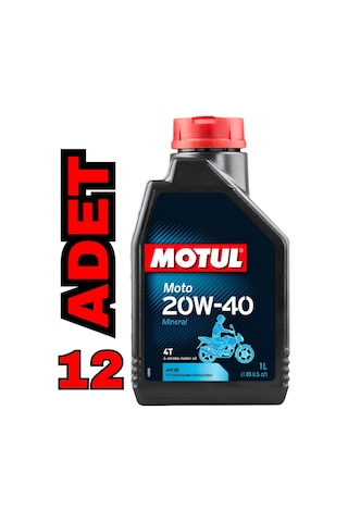 Moto 20w40 1 Litre 12 Adet