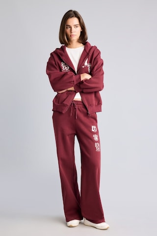 Defacto Harry Potter Wide Leg Beli Bağcıklı Baskılı Kalın Kumaş Eşofman Altı I3173ax26aubr98 Bordo-br98