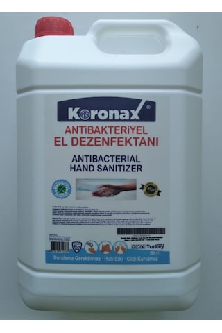 Koronax Alkollü El ve Cilt Dezenfektanı 5 L