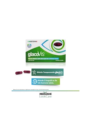 Medizane LookCare GlacoVIS Citicoline Gıda Takviyesi 30 Kapsül